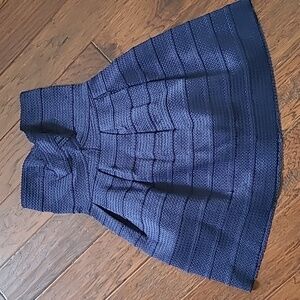 Sans Souci strapless Navy blue party dress size Large